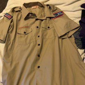 BOY SCOUTS OF AMERICA SHIRT NEVER WORN NO BADGES ADDED